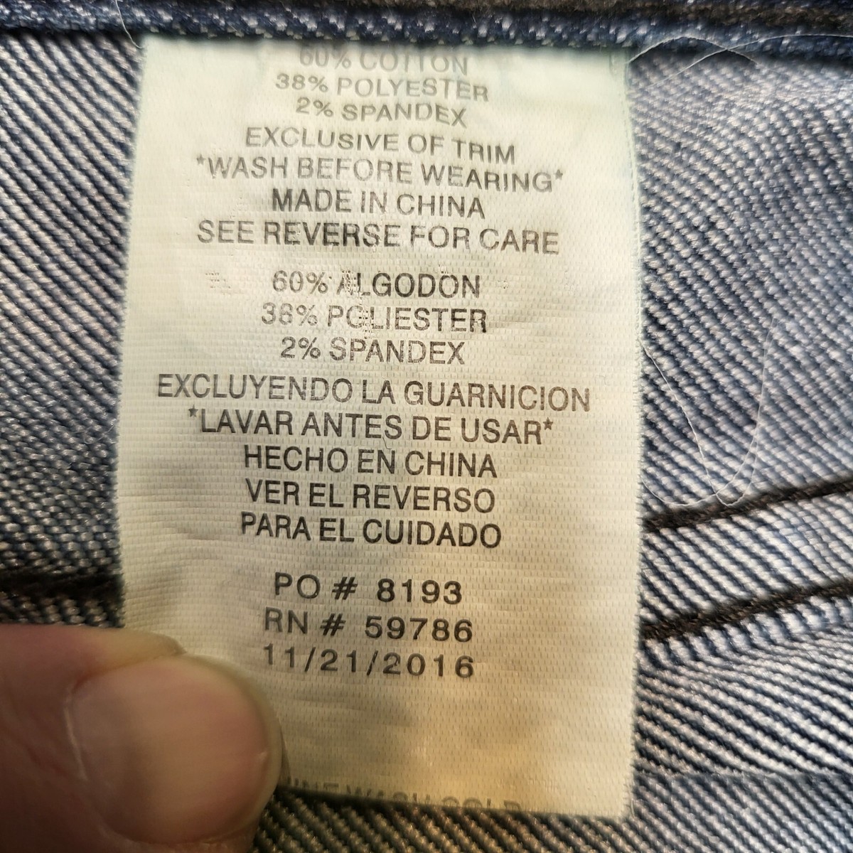 Beverly Hills Polo Club Jeans Mens 31x30 Blue Slim Straight Denim