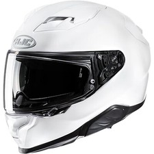 HJC Casco Moto L - F71 Solid - Casco Integrale In Fibra Di Vetro Bianco