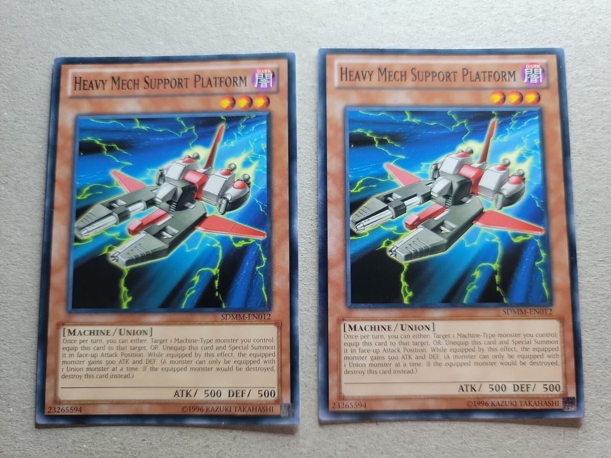 2x Heavy Mech Support Platform - SDMM-EN012 - Unlimited - YuGiOh-LP | eBay
