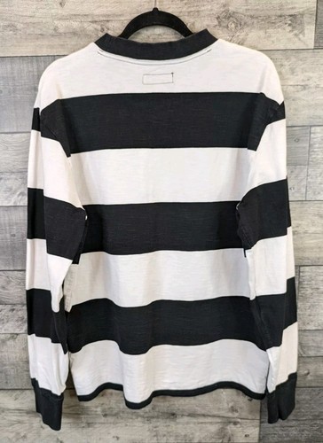 Top a Rayas GUESS Originals Los Angles Para Hombre Talla M Algodón Bordado Monocromo - Imagen 13 de 16