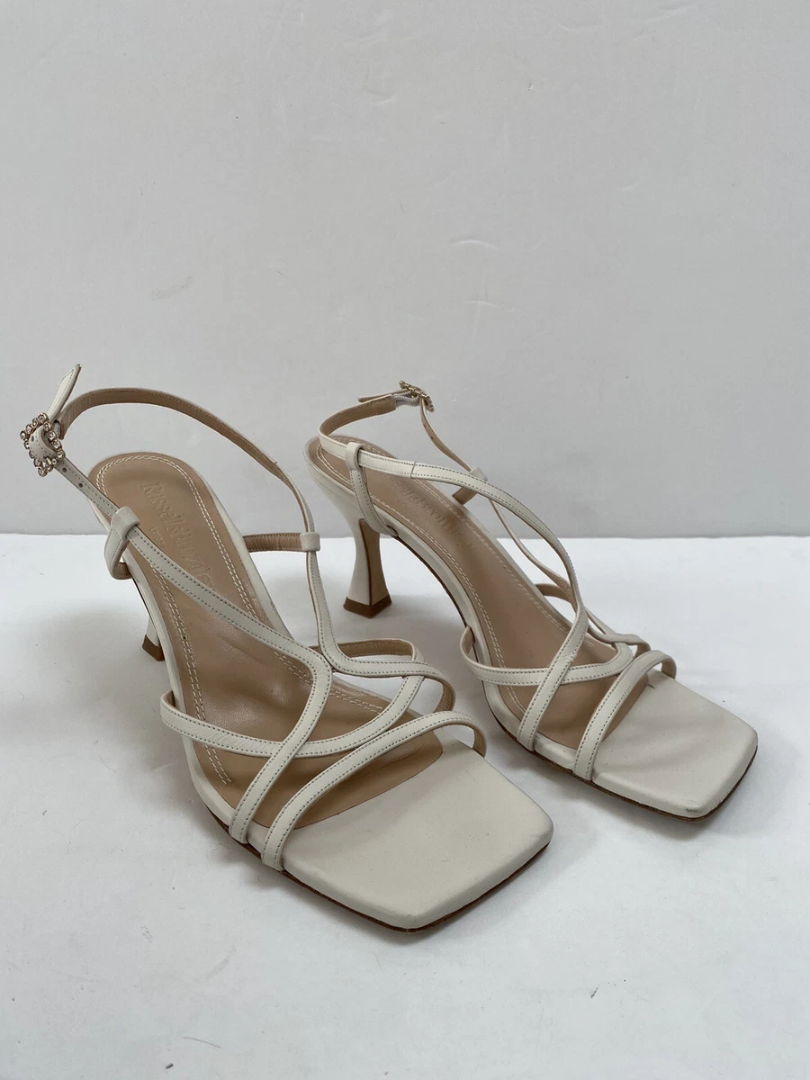 Beige strappy hotsell heels