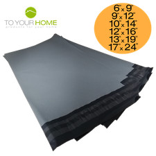 Grey Mailing Bags 50% Recycled Plastic Self Seal Strong Postal Poly 6 Sizes