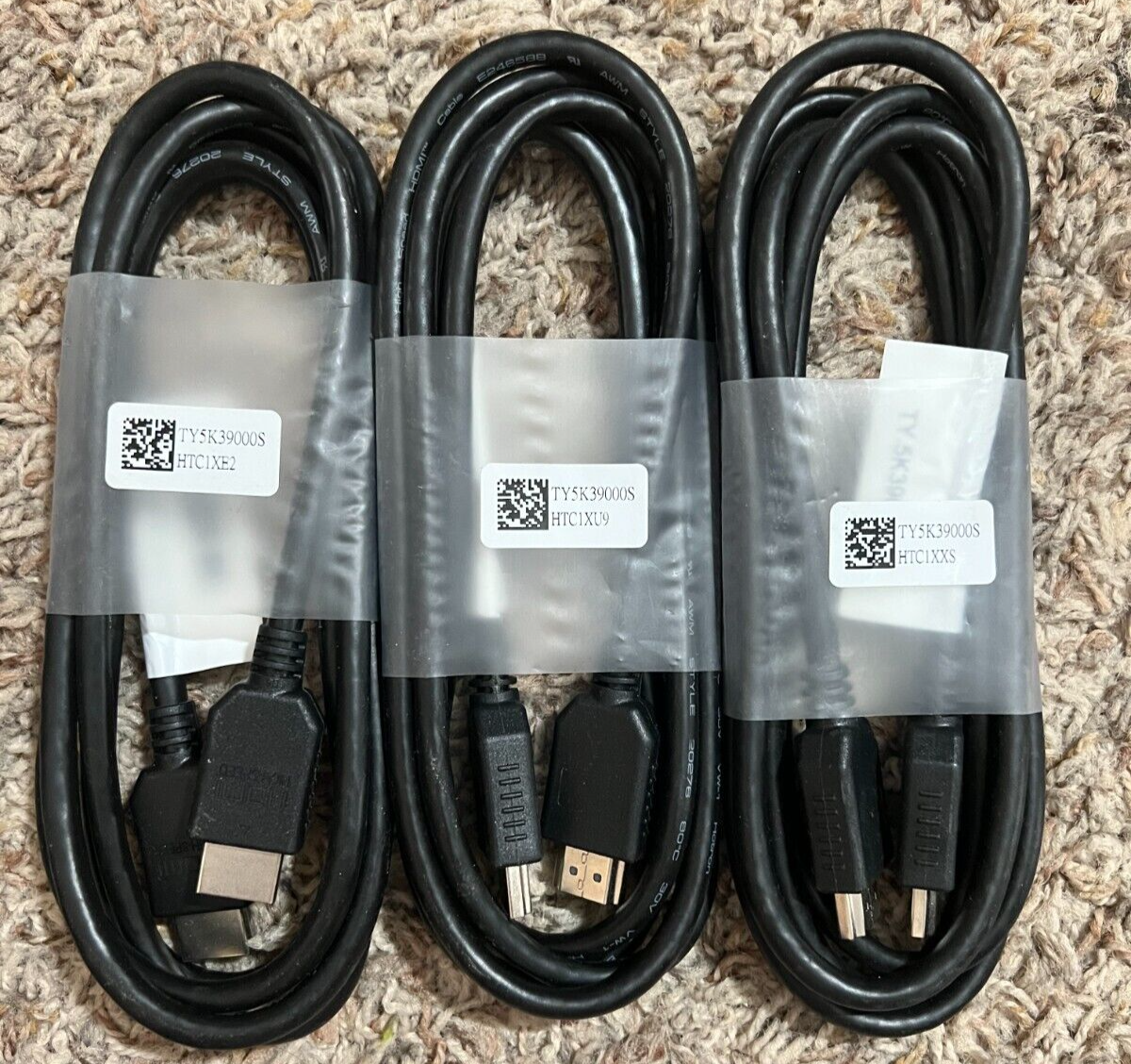 HP High Speed HDMI Cable 3-Pack TY5K39000S for Fast Connectivity-image