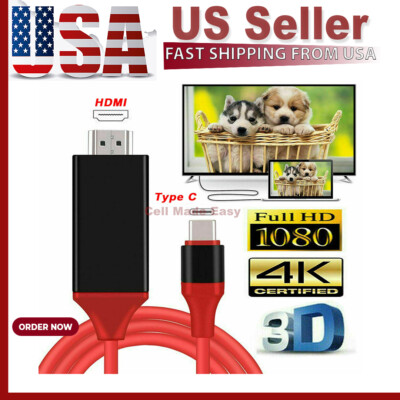 MHL USB-C Type C to HDMI 1080P HD TV Cable Adapter For Android Phones Samsung LG