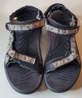 Teva Hurricane Trail Hiking Womens Strappy Sandals Blue #6455