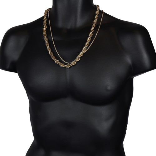 Men's 24K Gold Plated 10mm \u0026 3mm 24 