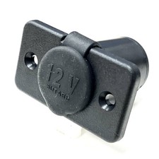 Flush Mount Accessory Power Socket 12v 24v 16A - Car Motorhome Van AS1206