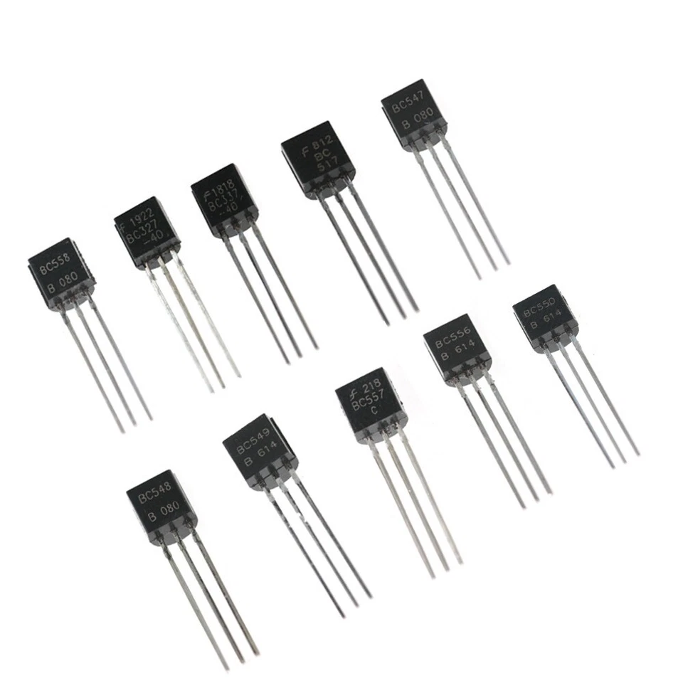 TO-92 Transistor Sortiment Kit 10 Wert 200 Stück BC337 BC547 NPN/PNP Transistoren - Bild 4 von 4