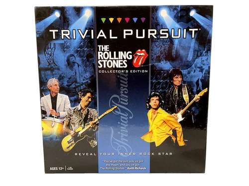 The Rolling Stones Trivial Pursuit Board Game Collector's Edition NEW IOB