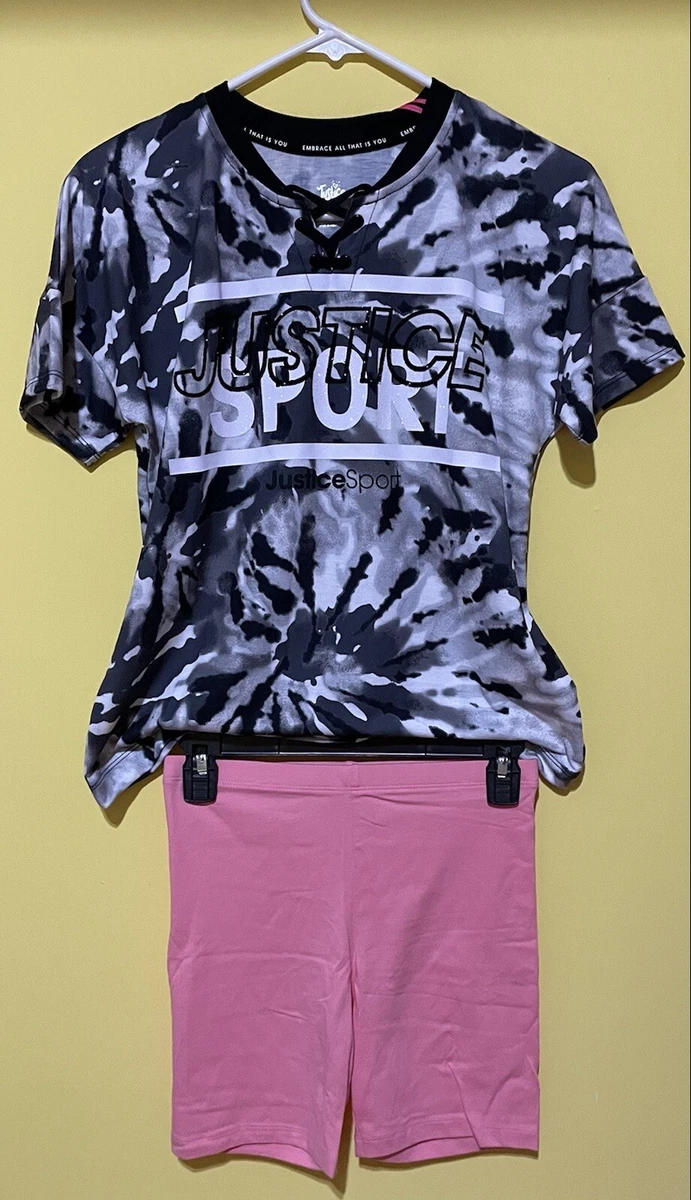T-shirt Manches Courtes Justice Pour Fille - Taille 10 - Occasion En Très Bon état