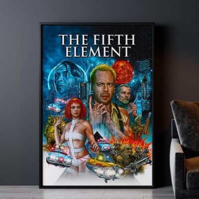 The Fifth Element Movie Poster,Printing,Wall Art, Room Decoration, Home Decor