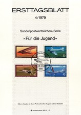 ERSTTAGSBLATT   B  1979/04    "F&Uuml;R DIE JUGEND"    BERLIN