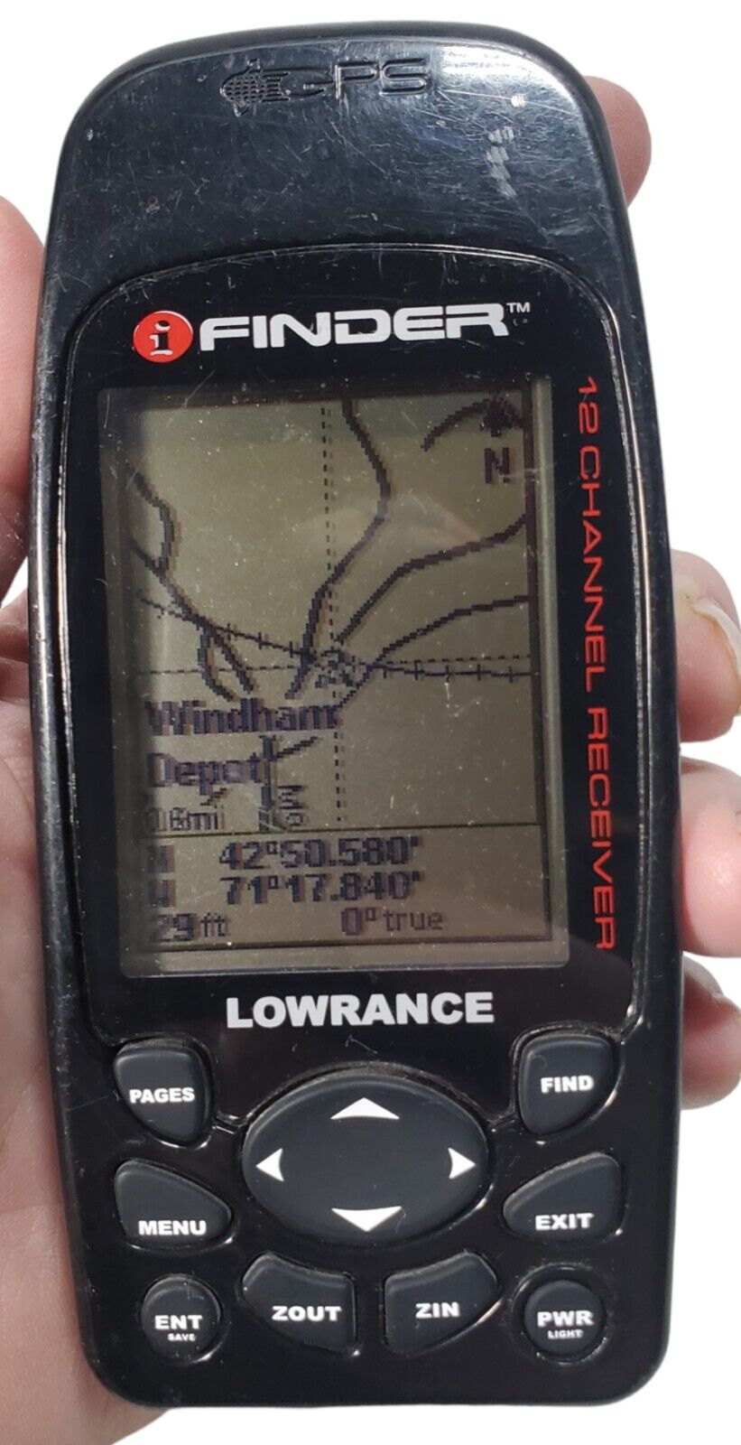Lowrance iFINDER Handheld GPS Slot  SD Hunting Fishing 12-Channel