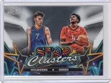2023-24 Topps Chrome Cosmic Star Clusters Chet Holmgren Jalen Green #SC-11