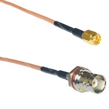 RG316 SSMA Male to BNC FEMALE SM BULKHEAD RF Cable Rapid-SHIP LOT