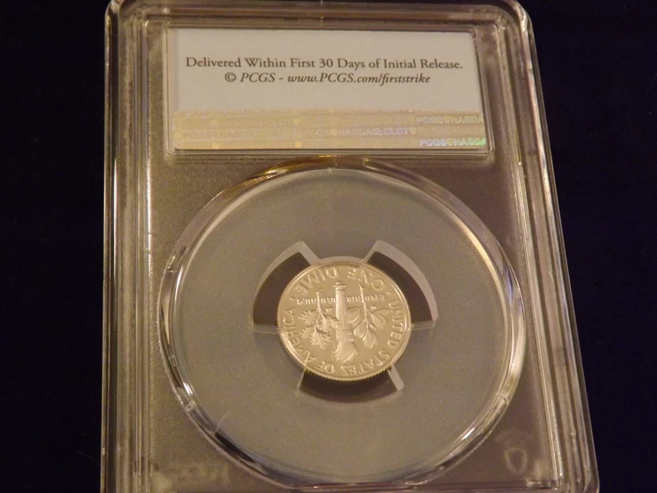 2021-S Dime First Strike PCGS PR 70 DCAM - Image 2 of 2