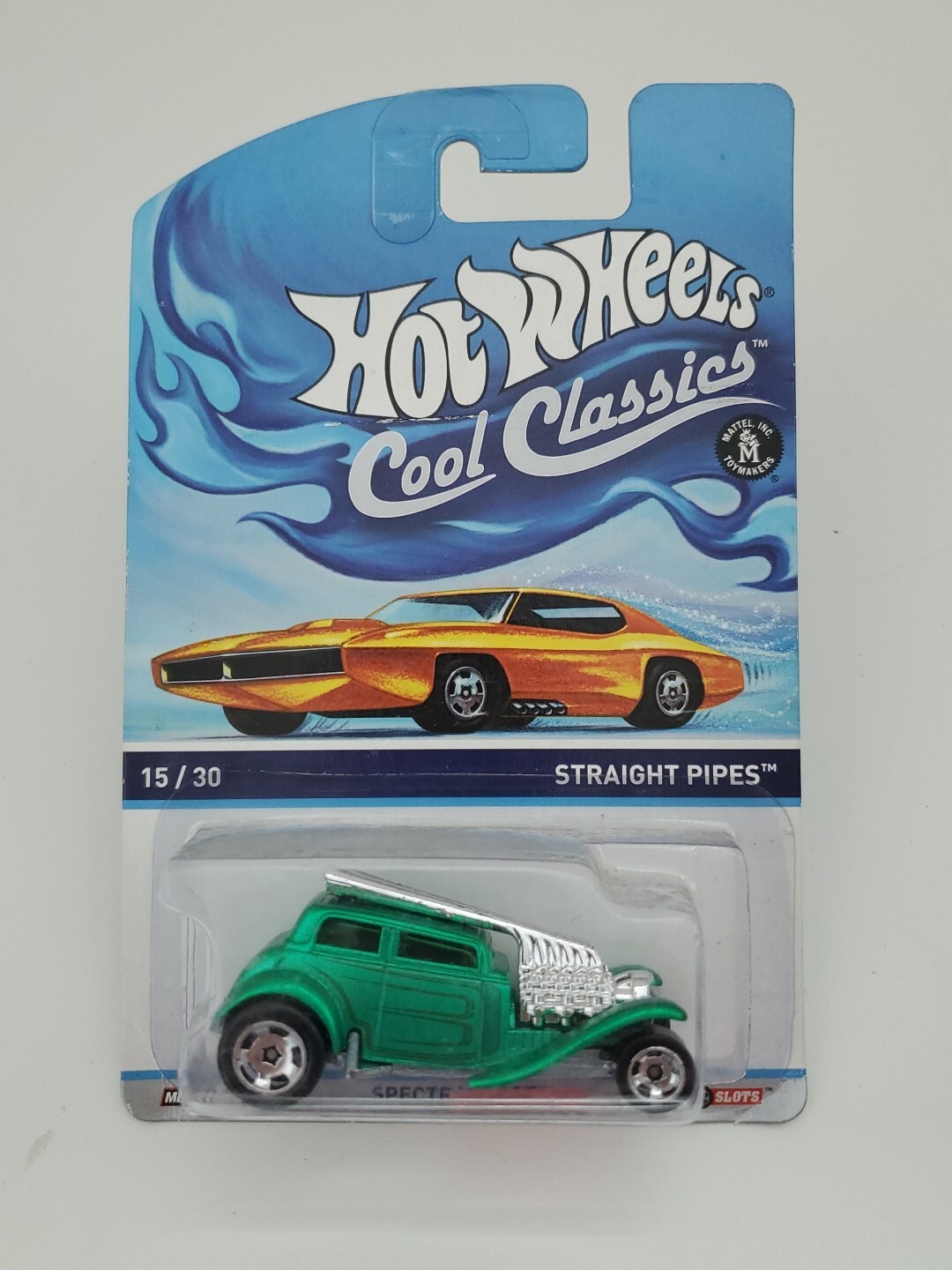 Hot Wheels 2014 Cool Classics #15/30 Straight Pipes  - Orange Otto Card B