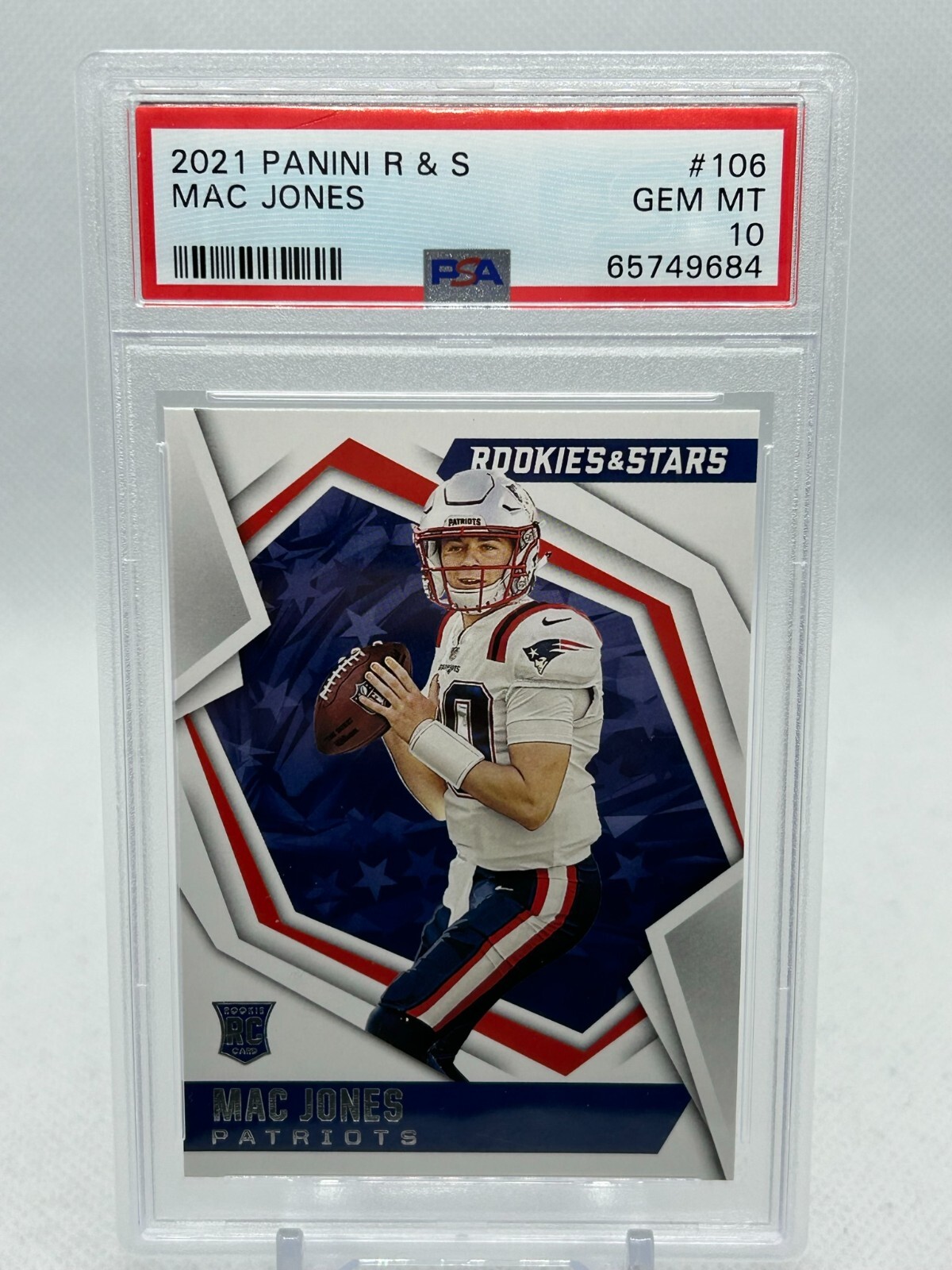 Mac Jones Panini Rookies & Stars #106 Base