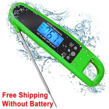 Instant Read Meat Thermometer for Kitchen Cooking,Digital Food thermometer Green