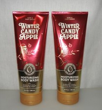 Bath  Body Works Winter Candy Apple Moisturizing Body Wash X2