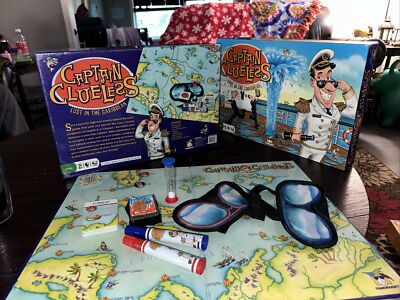 Captain Clueless Lost In The Caribbean Board Game 2008 Gamewright