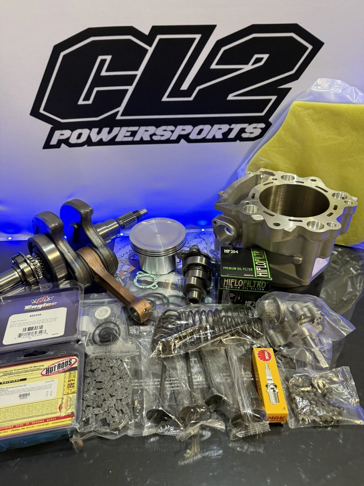 2007-2013 Yamaha Grizzly 700 Complete Big Bore Engine Rebuild Kit + Fuel Tuner