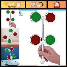 Professional Optical Flipper Red-Green Flip Lens for Eye Training  Vision Testi