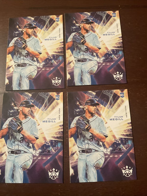 2022 Panini Diamond Kings New York Mets Rookie Tylor Megill Rookie Cards (4)