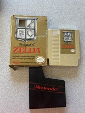 Nintendo NES Game The Legend of Zelda Tested Video Game & Box - No Manual Vtg 