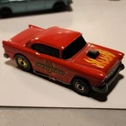 Vintage 1982 Hot Wheels 55 Chevy Fever Red Gold Hot Ones Blackwall Era