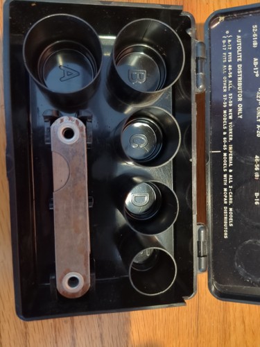 Vintage Kastar Inc. Precision Ignition Point Setting Tool Kit No. 457 - Foto 3 di 7