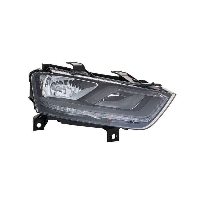 Phare avant droit H7/H7 noir Audi Q3 phase 1 feu de projecteur 2011-2015