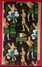 *OOP/VHTF* Alexander Henry Fabric 2013 “feeling lucky” last piece, one yard plus