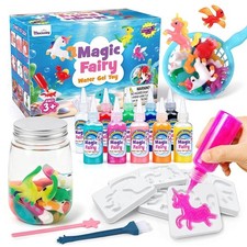 10 Colors Magic Water Gel Kit for Kids - DIY Squishy Maker Set, Aqua Fairy Toy,