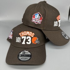 New Era 9FORTY Joe Thomas #73 Cleveland Browns Pro Football HOF Class 2023 Hat