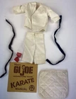 Vintage GI Joe Adventure Team Karate Outfit Manual Mat  2 Belts Brick Hasbro