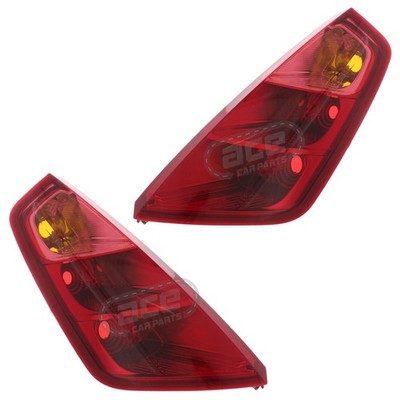 Fits Fiat Grande Punto 2006-2011 Rear Light Tail Lamp Back Lens Pair Left Right