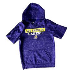 NBA Los Angeles Lakers Hoodie Youth XL 16/18 Purple Kangaroo pocket