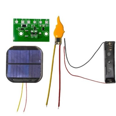 Solar Flame PCB 3,7V Controller Solarbetrieben Lichtsteuerung Sensor 3V-5V Unter