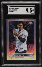 2022 Topps Chrome Image Variation SP Base Refractor Juan Soto SGC 9.5 Mint+ 0hk3