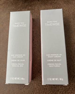 Mary Kay TimeWise Age Minimize 3D Day & Night Set 1.7 oz 089010 089006