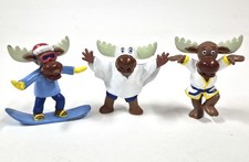 Lot De Figurines D’Action Vintage IKEA Älg Moose – Années 90 Suède – 2.8"