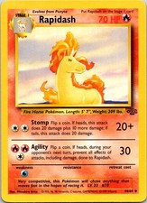Rapidash 44/64 Uncommon Jungle Unlimited LP on eBay