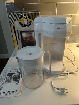 Salton Iced Tea And Iced Coffee Maker KM-44 Clean Working Manual & Box