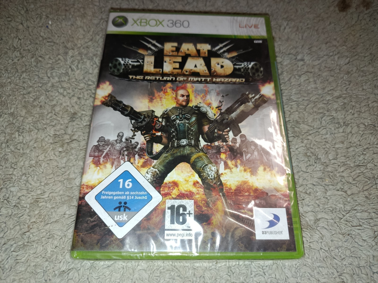 EAT LEAD THE RETURN OF MATT HAZARD XBOX 360 NEUF SOUS BLISTER PAL FR