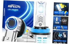  H11 Fog Light Bulbs, 34,000LM Ultra-Bright for Wider Vision, IP67 Waterproof, 