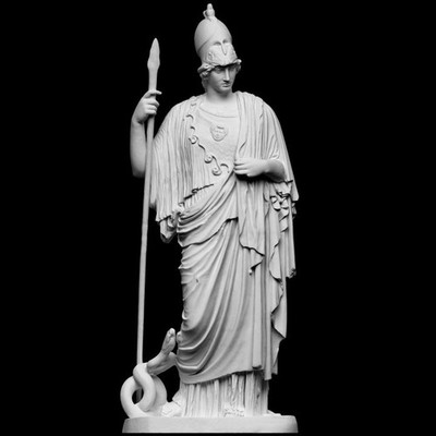 Athena Pallas Giustiniani - 12K Resin Ancient Greek Mythology Goddess Statue