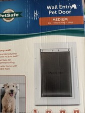 PetSafe PPA00-16943 Wall Entry Pet Door Medium Pet Safe Dog Up to 40 lbs