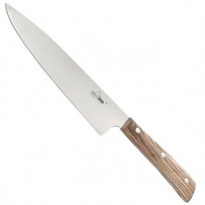 Profi Küchenmesser 21 cm Iside Linie mit Olivenholz Griffe - Maglio Nero Made in