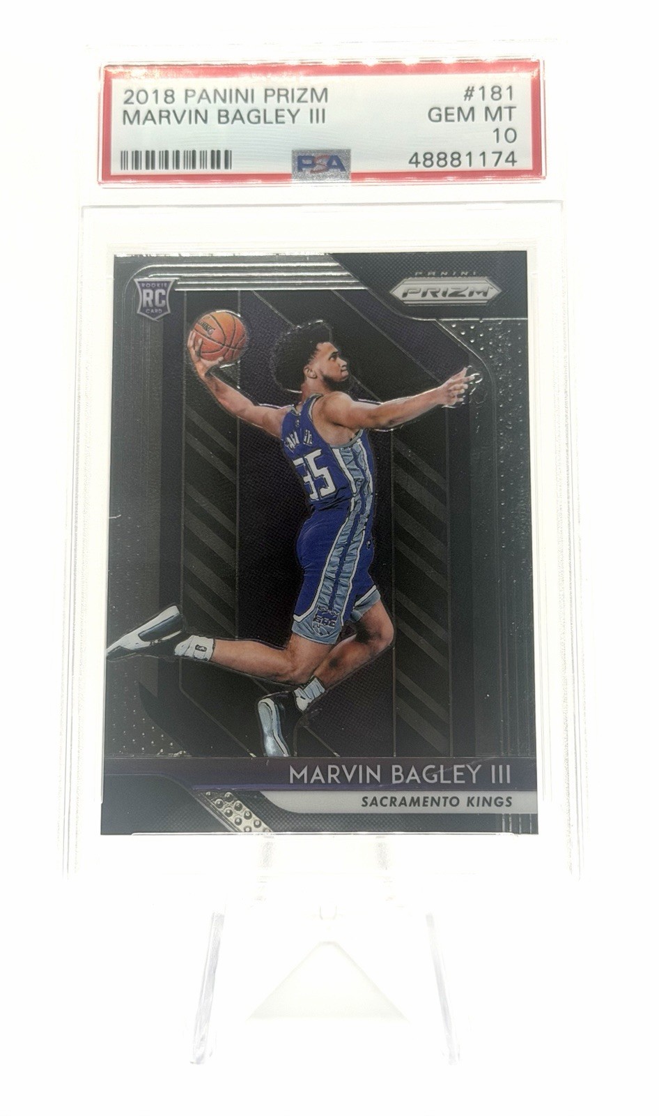 PSA 10 2018 Marvin Bagley Panini Prizm #181 Rookie RC
